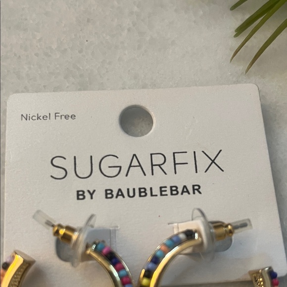 Sugarfix by BaubleBar Colorful Hoop Earrings - Picture 3 of 5